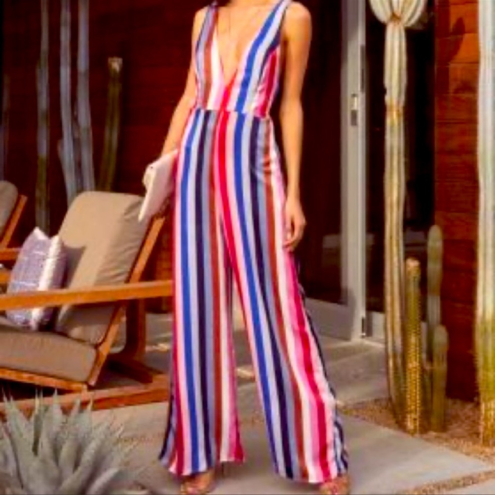 Vici Dolls Rainbow Jumpsuit